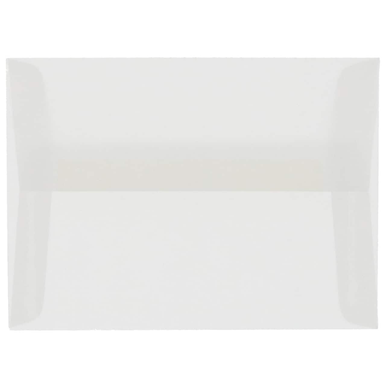 JAM Paper A7 Translucent Vellum Invitation Envelopes, 50ct.